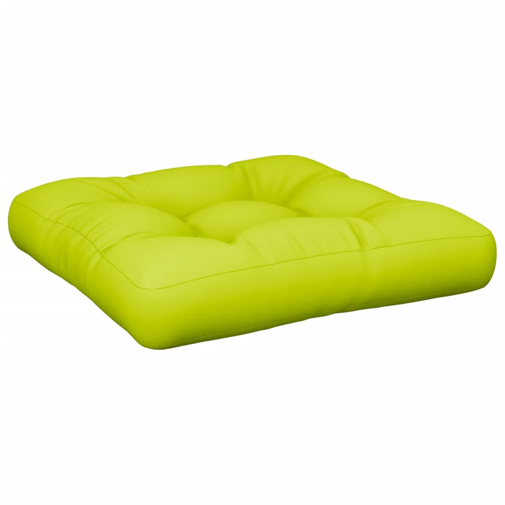 Vidaxl Palettenkissen 58x58x10 cm Stoff klar grün