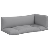 Vidaxl Palettenkissen 3 St. Stoff grau