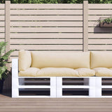 Vidaxl Palettenkissen 3 St. Stoff Beige