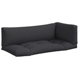 Vidaxl Palettenkissen 3 St. Stoff schwarz