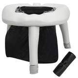 Vidaxl Camping -Toilette mit Taschen 200 kg