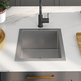 Vidaxl Sink handgefertigt Edelstahl