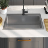 Vidaxl Sink handgefertigt Edelstahl