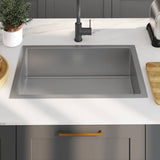 Vidaxl Sink handgefertigt Edelstahl