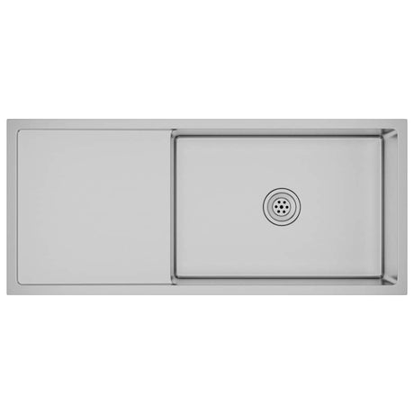 Vidaxl Sink handgefertigt Edelstahl