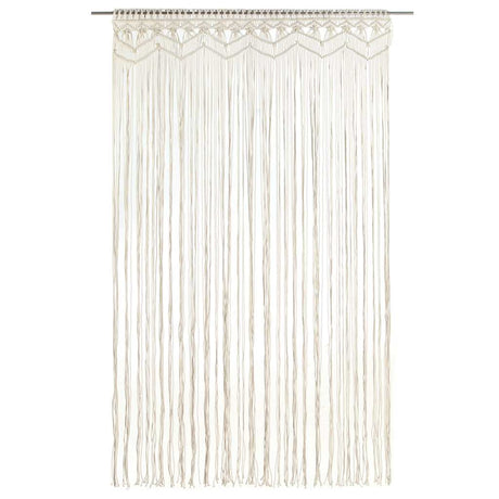 Vidaxl Vorhang Macramé 140x240 cm Baumwolle