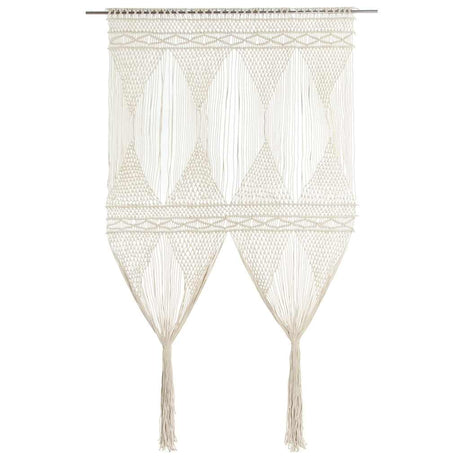 Vidaxl Vorhang Macramé 140x240 cm Baumwolle