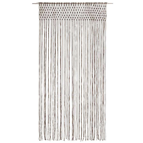 Vidaxl Vorhang Macramé 140x240 cm Baumwolltaupe