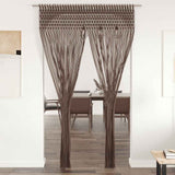 Vidaxl Vorhang Macramé 140x240 cm Baumwolltaupe
