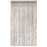 Vidaxl Vorhang Macramé 140x240 cm Baumwolltaupe