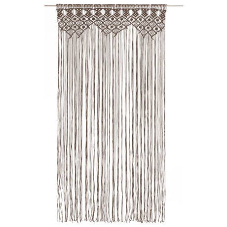 Vidaxl Vorhang Macramé 140x240 cm Baumwolltaupe