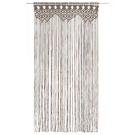 Vidaxl Vorhang Macramé 140x240 cm Baumwolltaupe