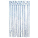 Vidaxl Vorhang Macramé 140x240 cm Baumwollblau
