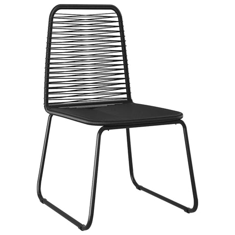Vidaxl tuinstoelen 4 st poly rattan zwart