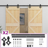 Vidaxl -Schiebetür mit Teig 80x210 cm Festkiefer
