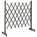 Vidaxl Garden Slat Arbeit 120 x 90 cm Festkiefergrau