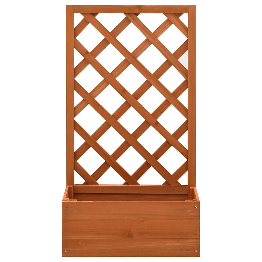Vidaxl latwerkplantenbak 50x25x90 cm Festkiefer Orange