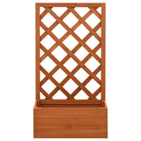 Vidaxl latwerkplantenbak 50x25x90 cm Festkiefer Orange