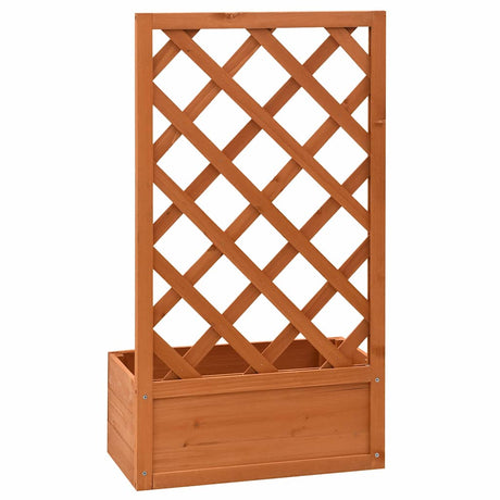 Vidaxl latwerkplantenbak 50x25x90 cm Festkiefer Orange