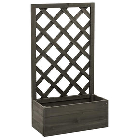 Vidaxl latwerkplantenbak 50x25x90 cm Festkiefergrau