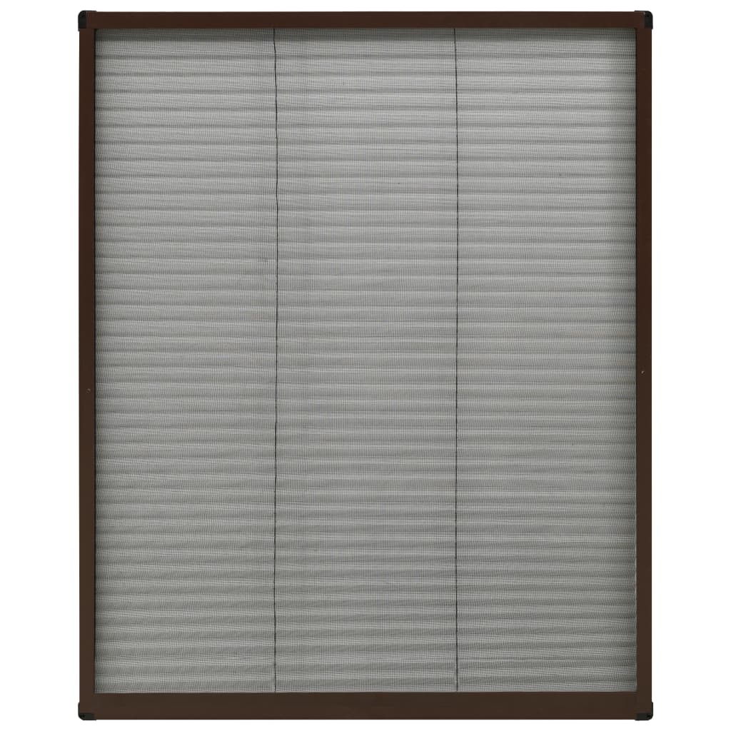 Vidaxl Fenster Plissé 60x80 cm Aluminiumbraun