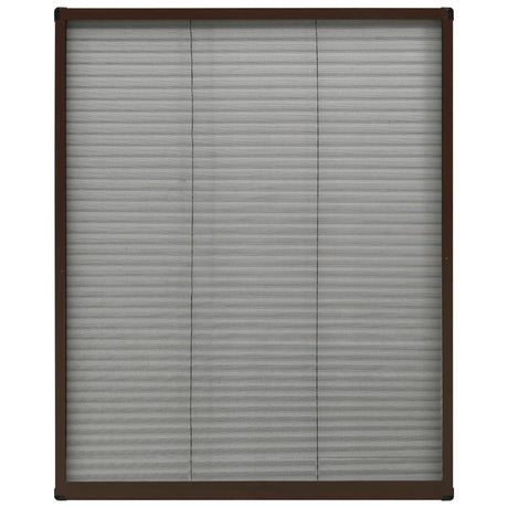 Vidaxl Fenster Plissé 60x80 cm Aluminiumbraun