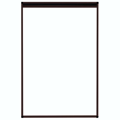Vidaxl Fenster Plissé 80x120 cm Aluminiumbraun