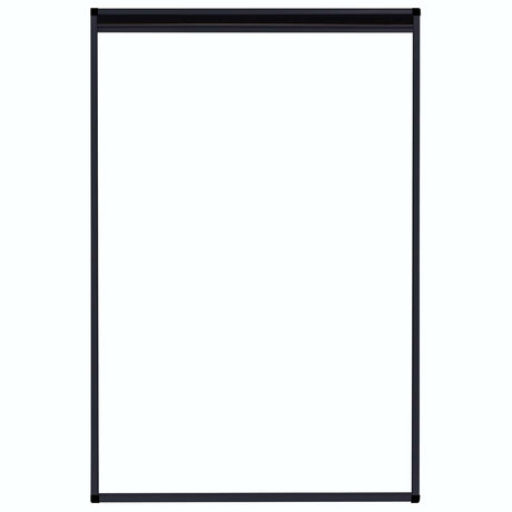 Vidaxx Fenstergitter plissiert 80x120 cm Aluminium Anthrazit