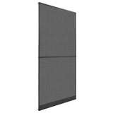 VIDAXL -Bildschirmtür mit Scharnieren 100x215 cm Anthrazit