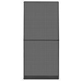 VIDAXL -Bildschirmtür mit Scharnieren 100x215 cm Anthrazit