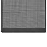 VIDAXL -Bildschirmtür mit Scharnieren 120x240 cm Anthrazit