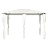 Vidaxl -Laube mit Stangenabdeckungen 160 g m² 3x4x2,6 m cremefarben