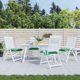 VIDAXL -Stuhlkissen 4 Stcs 40x40x7 cm Oxford Fabric Green