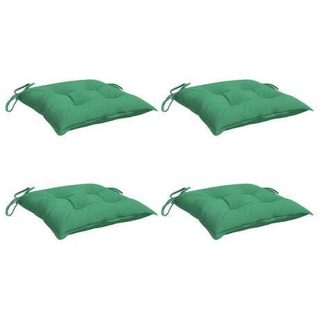 Vidaxl stoelkussens 4 st 50x50x7 cm oxford stof groen