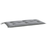 Vidaxl Garden Bench Kissen 100x50x7 cm Oxford Stoff grau