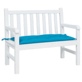 Vidaxl Gartenbank Kissen 100x50x7 cm Oxford Stoff hellblau