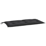 Vidaxl Garden Bench Kissen 100x50x7 cm Oxford Stoff schwarz