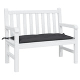 Vidaxl Garden Bench Kissen 100x50x7 cm Oxford Stoff schwarz