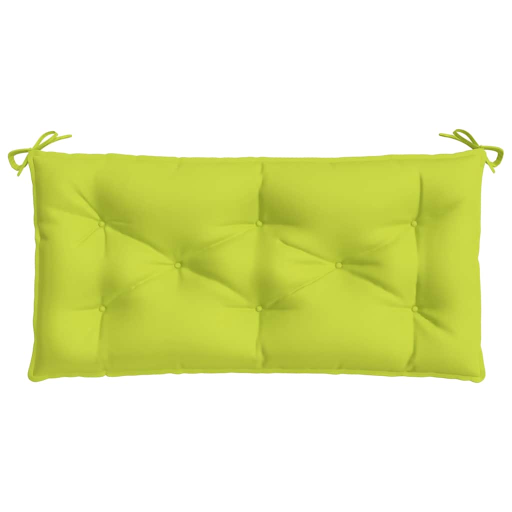 Vidaxl Garden Bench Kissen 100x50x7 cm Oxford Stoff klar grün