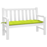 VidaXL Gartenbankauflage 120x50x7 cm Oxford-Stoff hellgrün