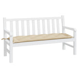 Vidaxl Gartenbank Kissen 150x50x7 cm Oxford Stoff Beige