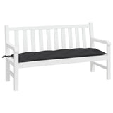 Vidaxl Gartenbank Kissen 150x50x7 cm Oxford Stoff schwarz