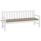 VidaXL Gartenbankauflage 180x50x7 cm Oxford-Stoff Taupe