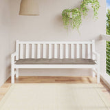 VidaXL Gartenbankauflage 180x50x7 cm Oxford-Stoff Taupe