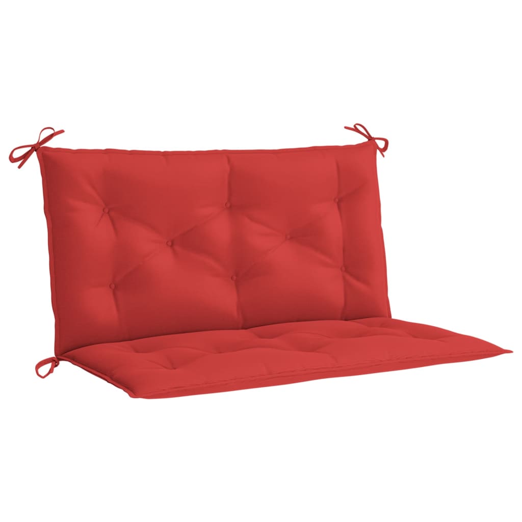 VidaXL Gartenbankauflage 100x(50+50)x7 cm Oxford-Stoff rot