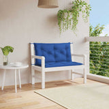 Vidaxl tuinbankkussen 100x(50+50)x7 cm oxford stof blauw