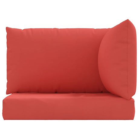 Vidaxl Palettenkissen 3 St. Oxford Stoff rot