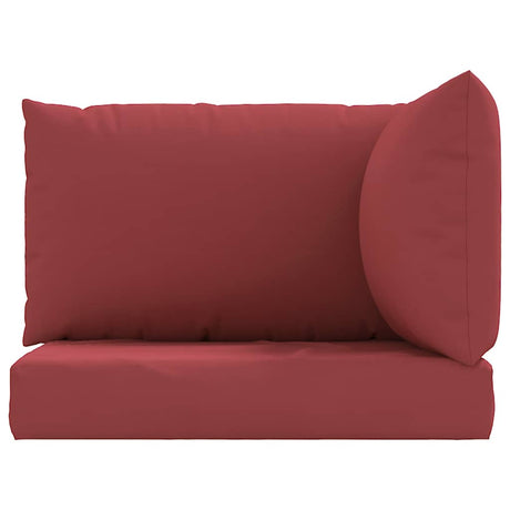 Vidaxl Palettenkissen 3 St. Oxford Stoff Wine Rood
