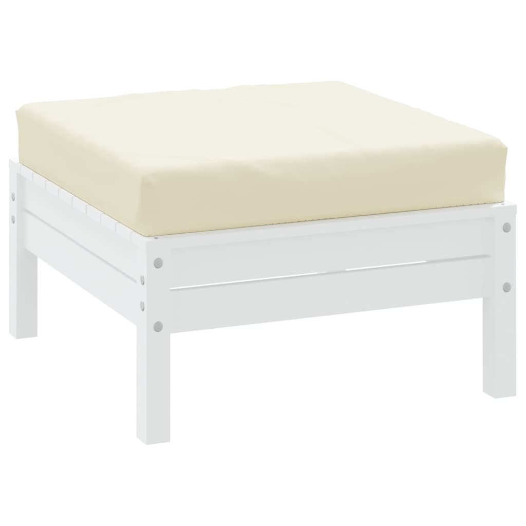 VIDAXL -Palettenkissen 60x60x6 cm Oxford Fabric Cream -Colored