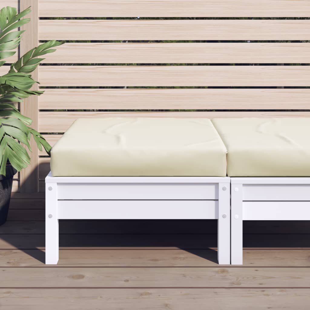 VIDAXL -Palettenkissen 60x60x6 cm Oxford Fabric Cream -Colored